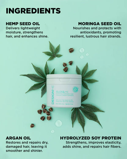 Gloss.Me Hydrating Mask 250 ml - Design.Me