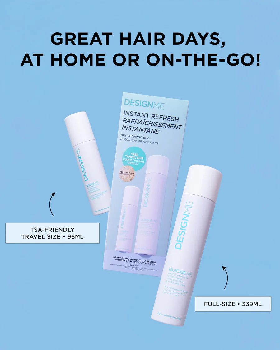 Quickie.Me Light Tones Dry Shampoo Duo 339+96 ml - Design.Me