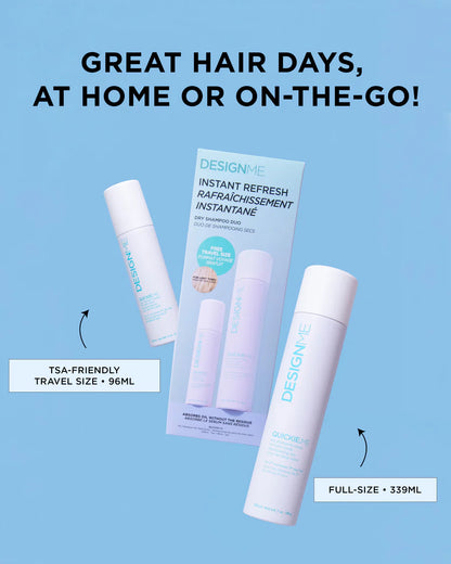 Quickie.Me Light Tones Dry Shampoo Duo 339+96 ml - Design.Me