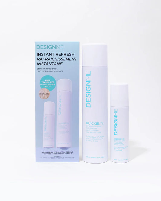 Duo Shampoings Secs Tons Clairs Quickie.Me 339+96 ml  - Design.Me