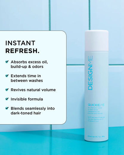 Quickie.Me Dark Tone Dry Shampoo Duo 339+96 ml - Design.Me