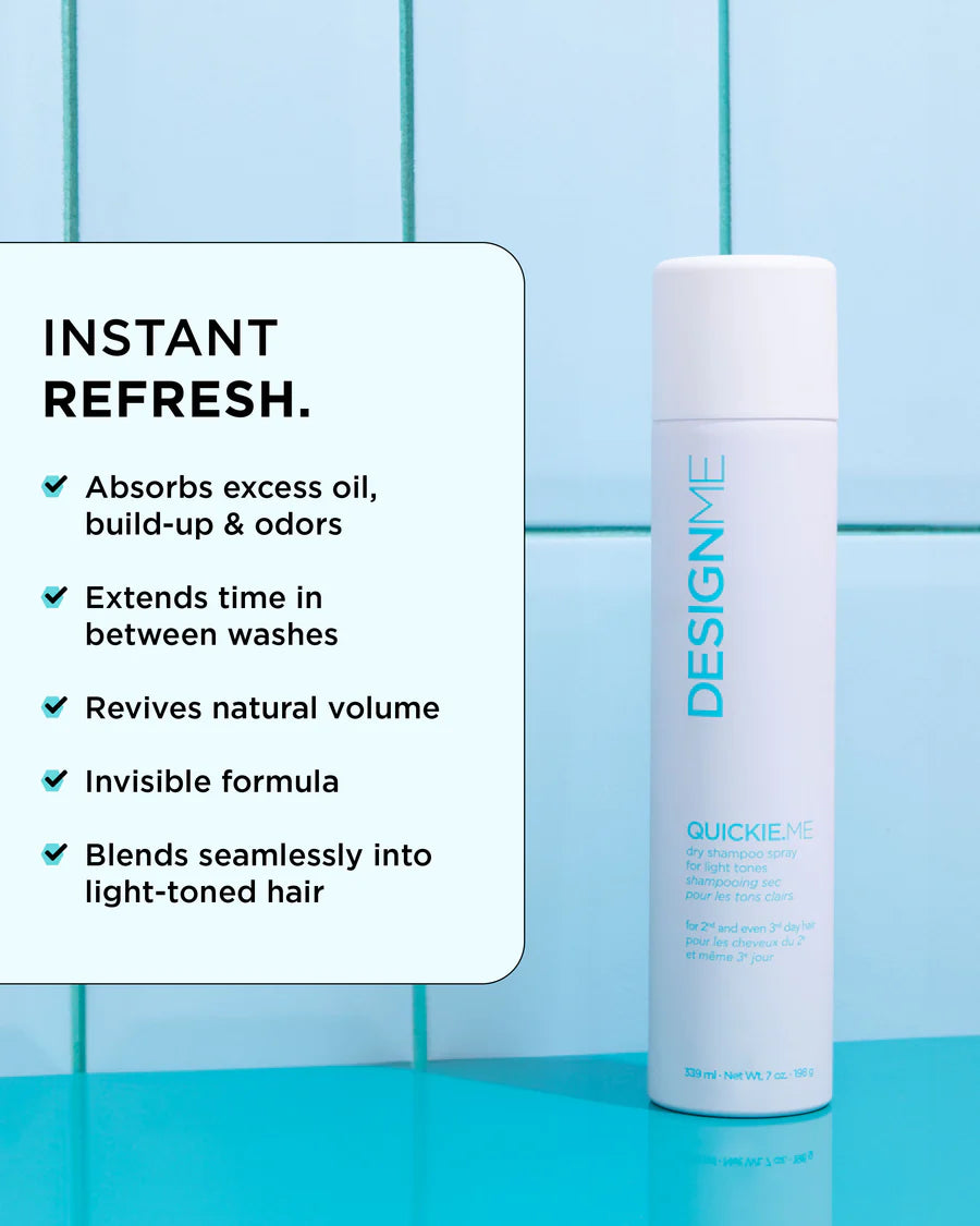 Shampoing Sec Tons Clairs Quickie.Me 339 ml - Design.Me