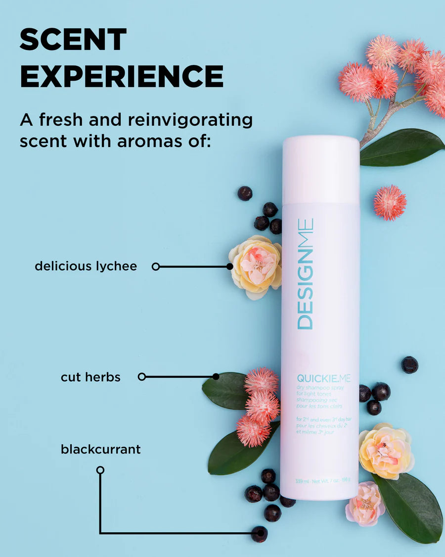 Shampoing Sec Tons Clairs Quickie.Me 339 ml - Design.Me