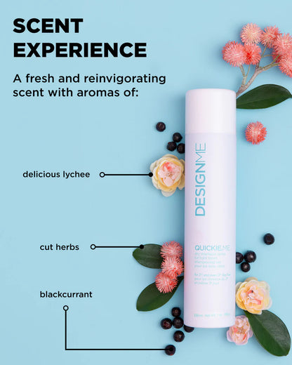 Shampoing Sec Tons Clairs Quickie.Me 339 ml - Design.Me