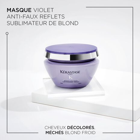Masque Ultra-Violet pour Cheveux Blonds 200 ml Blond Absolu - Kérastase