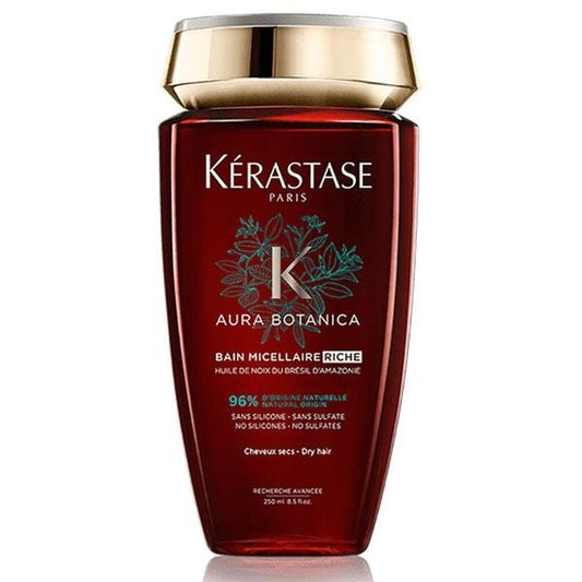 Bain Micellaire Riche Shampoing a 98% D'origine naturelle 250 ml Aura Botanica - Kérastase