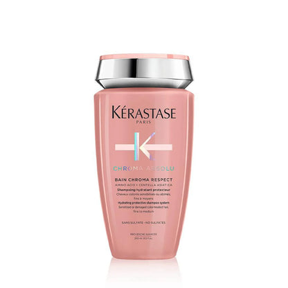 Bain Chroma Respect shampoing 250 ml pour cheveux colorés Chroma Absolu - Kérastase