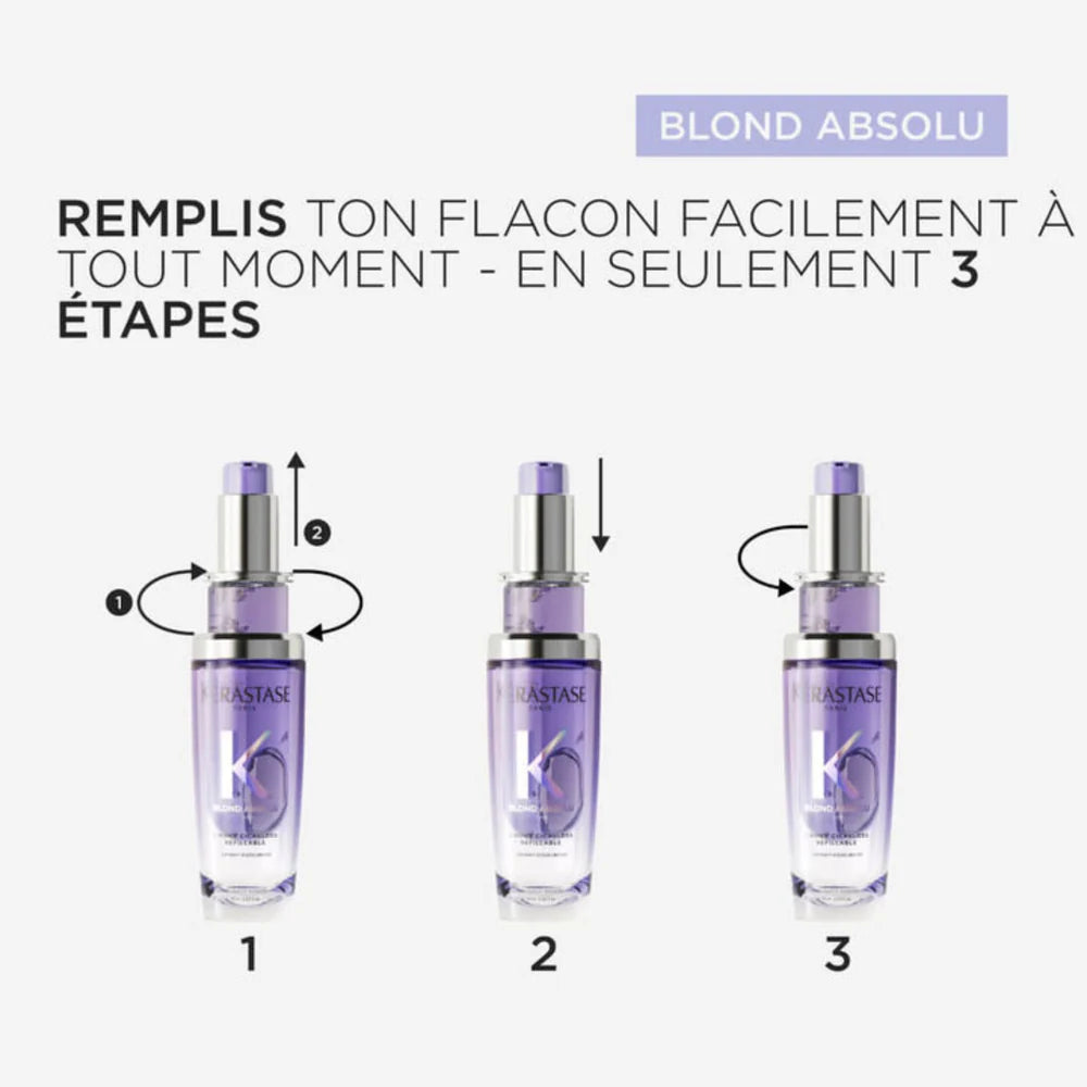Recharge huile CicaGloss pour Cheveux Blonds 75 ml Blond Absolu - Kérastase
