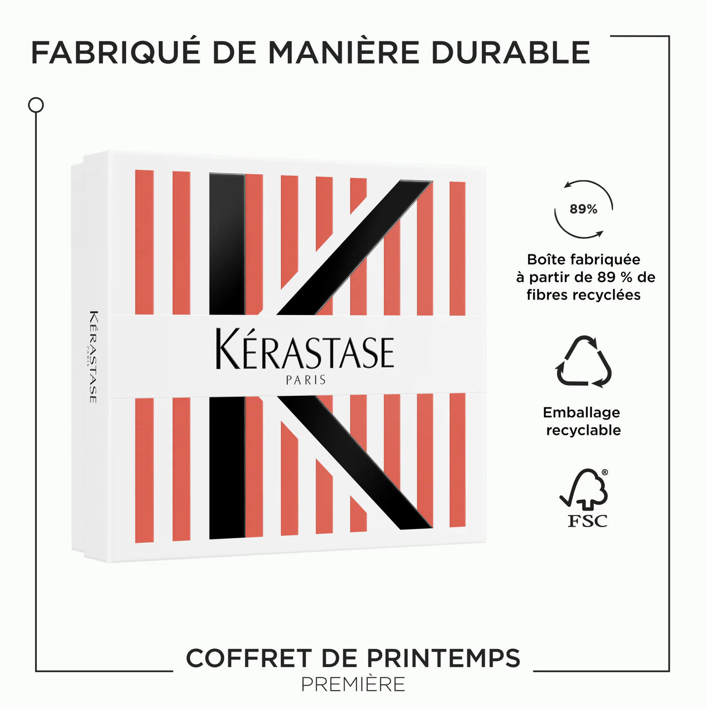 Coffret de Printemps pour cheveux abîmés réparateur décalcifiant Première - Kérastase