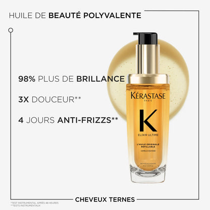 Huile Originale Rechargeable 75 ml Elixir Ultime - Kerastase