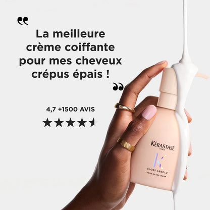 Frizz-Glaze Cream crème thermique pour cheveux moyens à épais sujets aux frisottis format voyage 45 ml Gloss Absolu - Kérastase