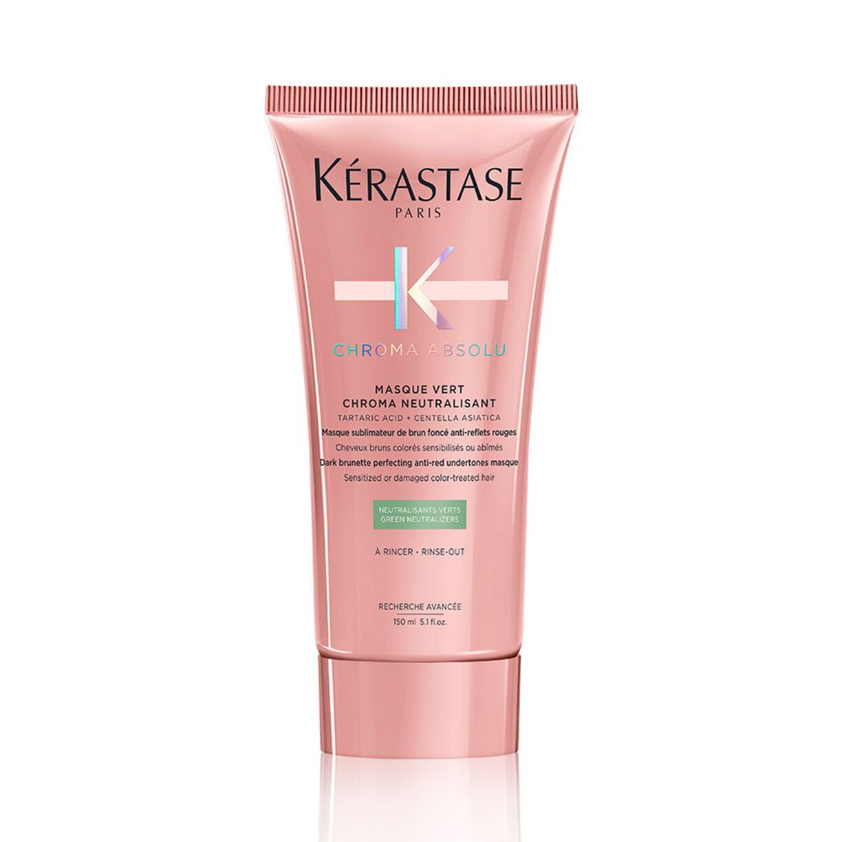 Masque Vert Neutralisant anti reflet rouge 150 ml Chroma Absolu - Kérastase