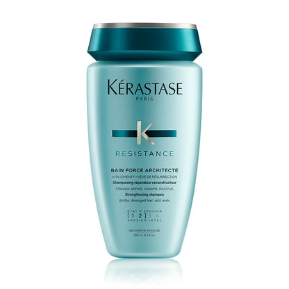 Bain Force Architecte Shampoing pour cheveux cassants 250 ml Résistance - Kérastase