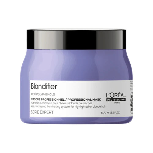 Masque Illuminateur pour Cheveux Blonds 500 ml Blondifier - L'Oréal Professionnel
