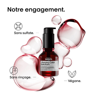 Sérum Brillance Miroir pour Cheveux Colorés 50 ml Vitamino Color Spectrum - L'Oréal Professionnel