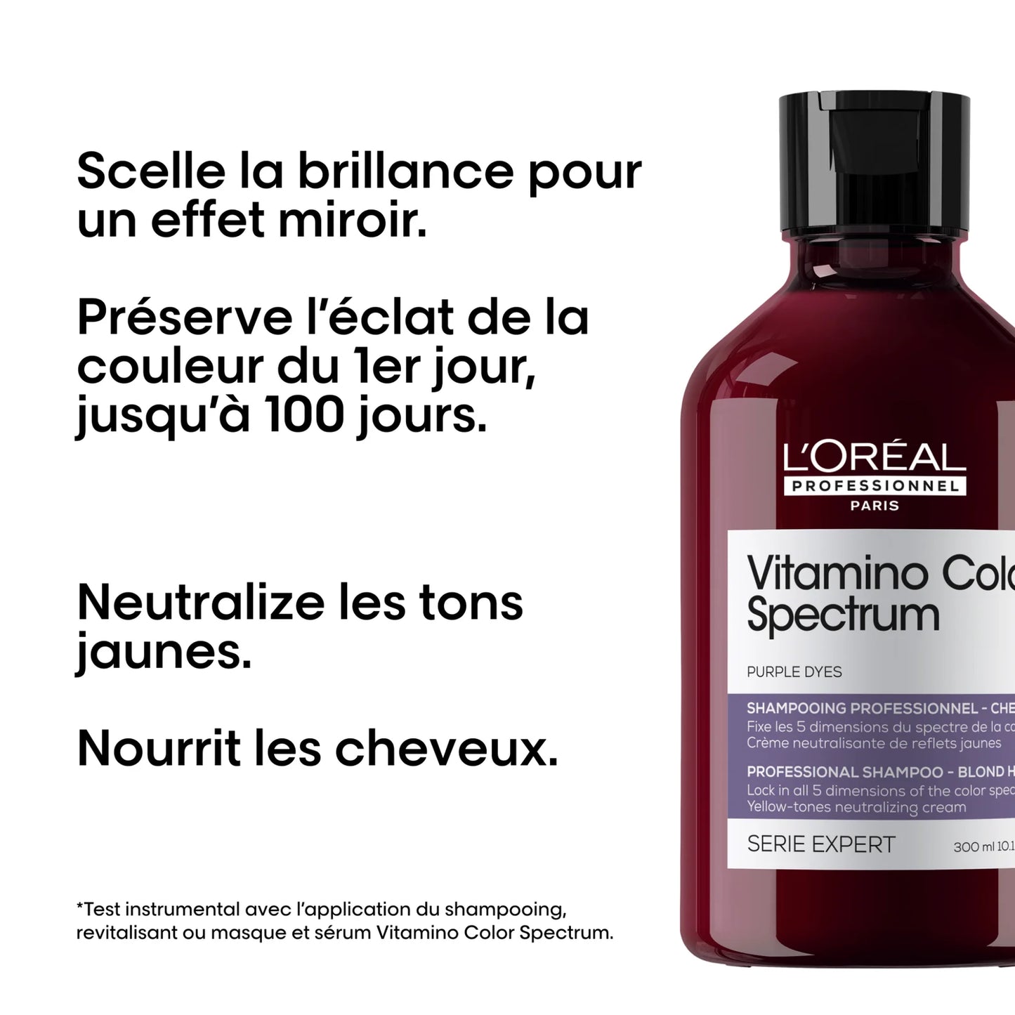 Shampoing Violet pour Cheveux Colorés / Décolorés 300 ml Vitamino Color Spectrum - L'Oréal Professionnel