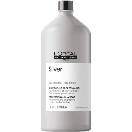 Neutralizing Shampoo for White/Gray Hair 1.5 L Silver - L'Oréal Professionnel