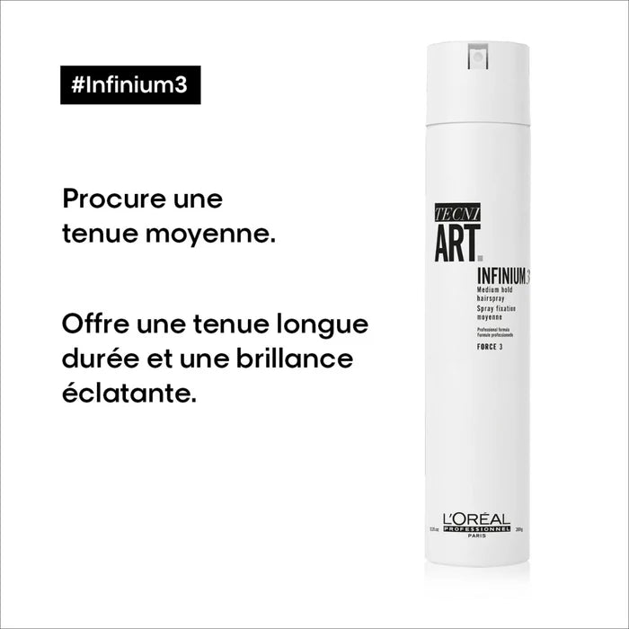 Spray de Fixation Infinium 3 289 g Tecni.Art - L'Oréal Professionnel