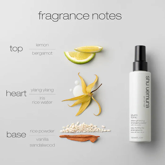 L'eau Fortifiante à l’eau de riz Izumi Tonic 150 ml - Shu uemura