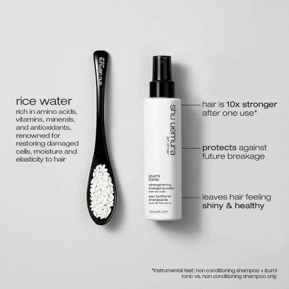 Izumi Tonic Strengthening Routine for Fragile Hair - Shu Uemura