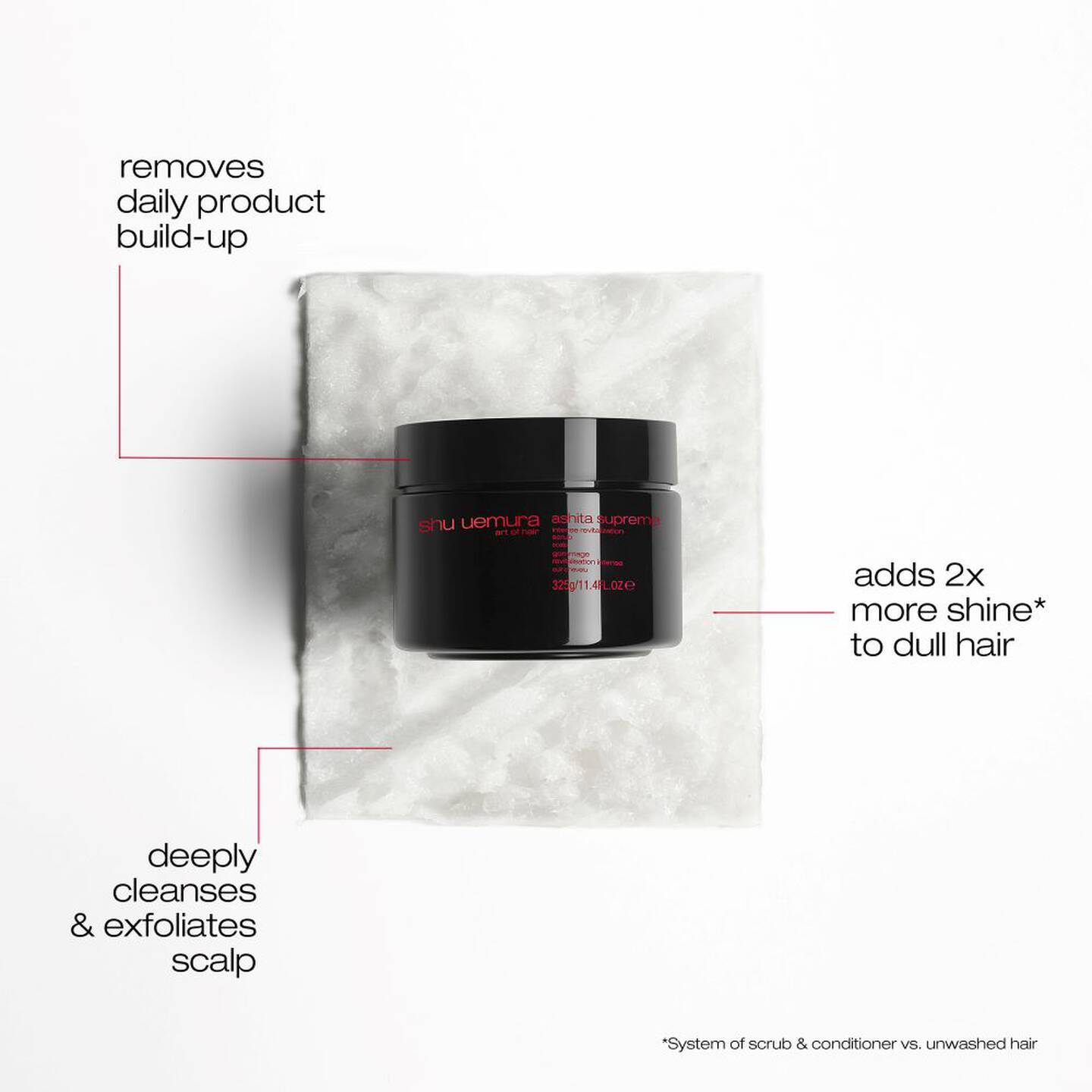 Ashita Supreme Intense Revitalizing Scrub 325g - Shu Uemura